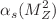 $$\alpha _s(M_Z^2)$$