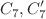 $$C_{7},C^\prime _{7}$$