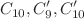 $$C_{10},C^\prime _{9},C^\prime _{10}$$