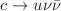 $$c \rightarrow u \nu {\bar{\nu }}$$