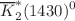 $$\overline{K }^{*}_{2}(1430)^{0}$$