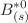 $${{B} ^{*0}_{({s})}} $$