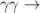 $$\gamma \gamma \rightarrow $$