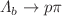 $$\Lambda _b\rightarrow p\pi $$