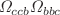 $$\varOmega _{ccb}\varOmega _{bbc}$$