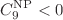 $$C_9^{\textrm{NP}} <0 $$