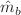 $${\hat{m}}_b$$