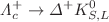 $$\Lambda ^+_c\rightarrow \Delta ^{+} K^0_{S,L}$$