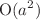 $$\textrm{O}(a^2)$$