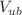 $$V_{ub}$$