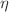 $$\eta $$