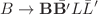 $$B\rightarrow {\textbf{B}{\bar{\mathbf{B'}}}}L{\bar{L}}'$$