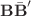 $$\textbf{B}{\bar{\textbf{B}}'}$$