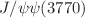 $$J/\psi \psi (3770)$$
