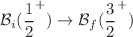 $$ {\mathcal {B}}_i(\frac{1}{2}^+)\rightarrow {\mathcal {B}}_f(\frac{3}{2}^+)$$