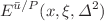 $$E^{{\bar{u}}/P}(x,\xi ,\Delta ^2)$$