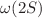 $$\omega (2S)$$