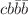 $$cb{\bar{b}}{\bar{b}}$$