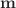 $$\textbf{m}$$
