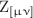 $$\hbox {Z}_{{[\upmu \upnu ]}}$$