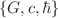 $$\{G,c,\hbar \}$$