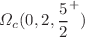 $$\Omega _c(0,2,{\frac{5}{2}}^+)$$