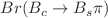$$Br(B_c\rightarrow B_s\pi )$$