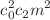 $$c_ 0^2c_2 m^2 $$