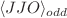 $$\langle JJO\rangle _{odd}$$