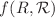 $$f(R, {{\mathcal {R}}} )$$