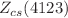 $$Z_{cs}(4123)$$