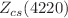 $$Z_{cs}(4220)$$
