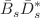 $${\bar{B}}_{s}{\bar{D}}_{s}^{*}$$
