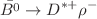$$\bar{B^0}\rightarrow D^{*+}\rho ^-$$