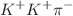 $$K^+K^+\pi ^-$$