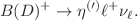 $$B(D)^+ \rightarrow \eta ^{(\prime )}\ell ^+ \nu _\ell .$$