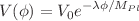 $$V(\phi ) = V_0 e^{-\lambda \phi /M_{Pl}}$$