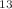 $$^{13}$$