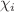 $$\chi _i$$