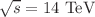 $$\sqrt{s}=14~\text {TeV}$$