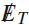 $\bar{E}_T$