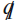 $\bar{q}$