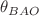 $$\theta _{BAO}$$