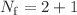 $$N_\mathrm {\scriptstyle f}=2+1$$