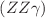 $$(ZZ\gamma )$$