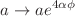 $$a\rightarrow ae^{4\alpha \phi }$$
