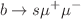 $$b\rightarrow s \mu ^+\mu ^-$$