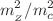 $$m_{_Z}^2/m_c^2$$