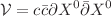 $$\mathcal {V}=c\bar{c}\partial X^0\bar{\partial }X^0$$