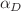 $$\alpha _D$$